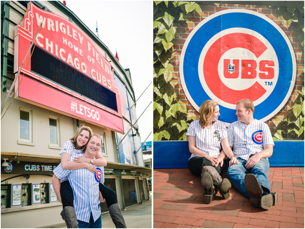 chicago cubs engagement, chicago wrigley field engagement, best engagement locations in chicago, chicago engagement photography, chicago engagement photographer, best chicago engagement, olive park engagement, chicago olive park engagement, chicago washington library engagement, chicago cubs