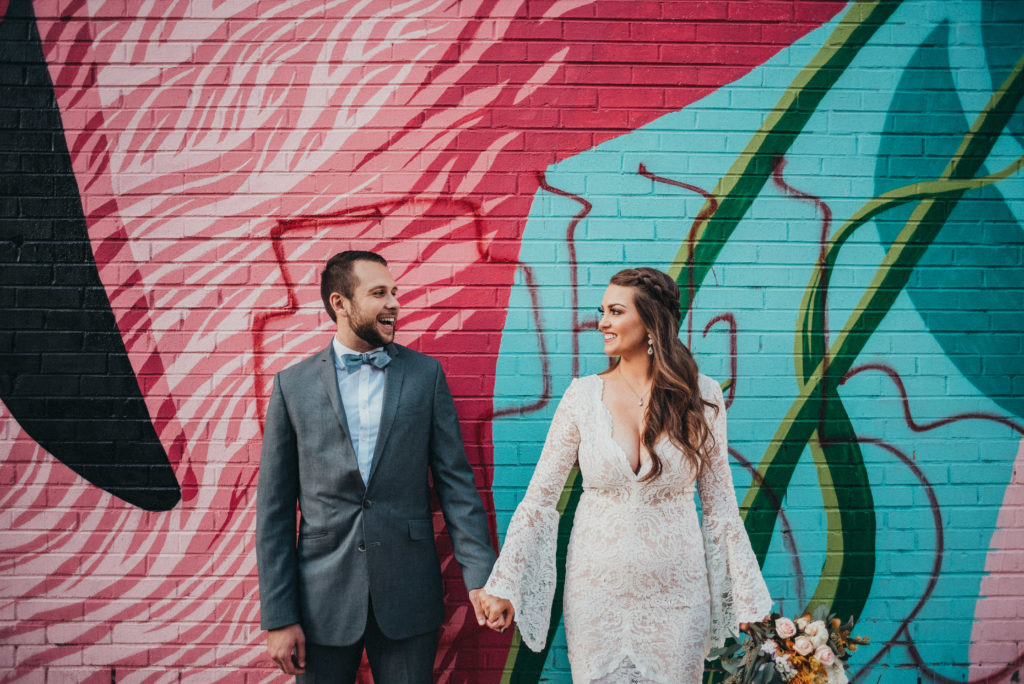 chicago urban wedding, chicago wedding photographer, chicago wedding photography, chicago wedding, chicago boho wedding, chicago boho bride, honey bridal chicago, dahlia blooms chicago