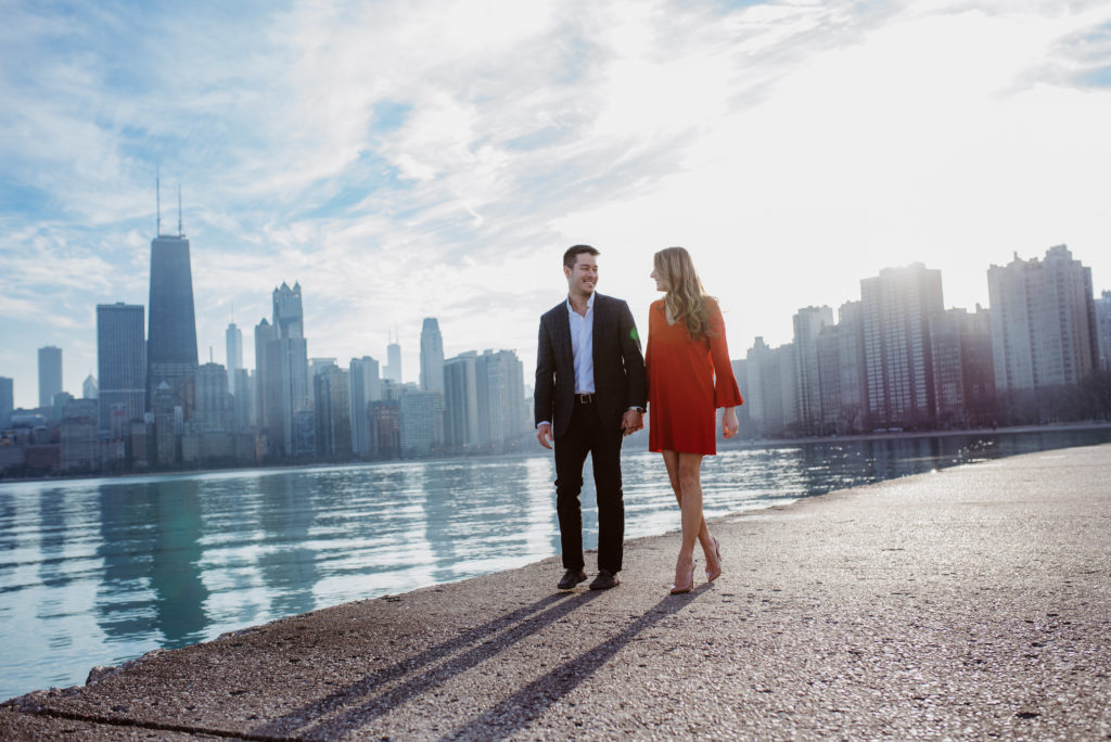 chicago engagement locations, north ave beach engagement, best engagement locations in chicago, chicago engagement photography, chicago engagement photographer, best chicago engagement