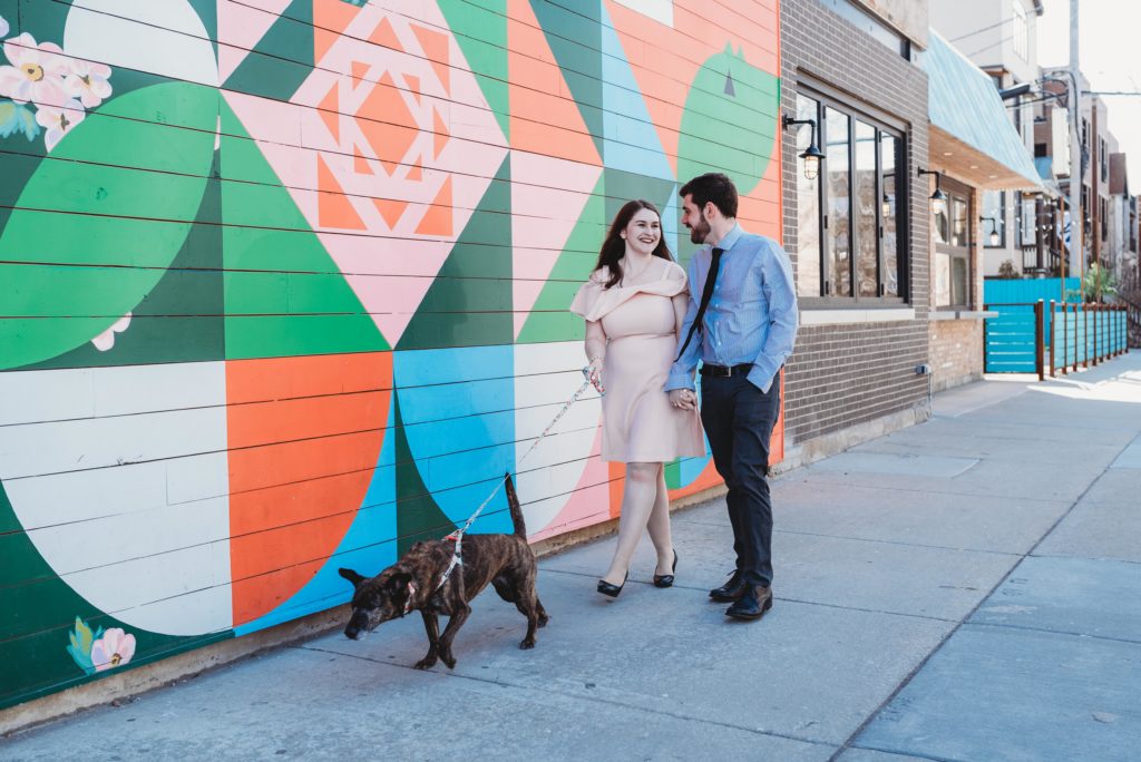 engagement photos with dogs, chicago engagement photography, chicago engagement photo, chicago engagement, chicago engagement photographer, chicago, engagement with dog, dog engagement, bring dog to engagement, southport corridor engagement