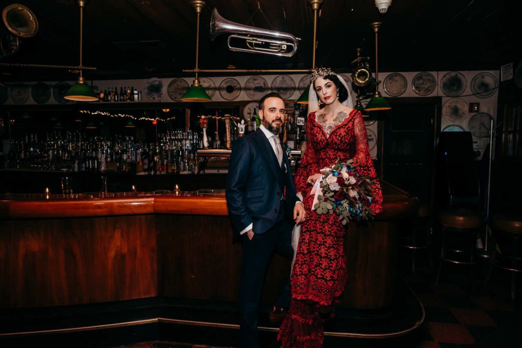 vintage chicago wedding, chicago wedding photography, unique chicago wedding photo, unique chicago wedding photographer, unique chicago wedding photography, magic hour foundation, chicago dive bar wedding, vintage bride, junebug weddings