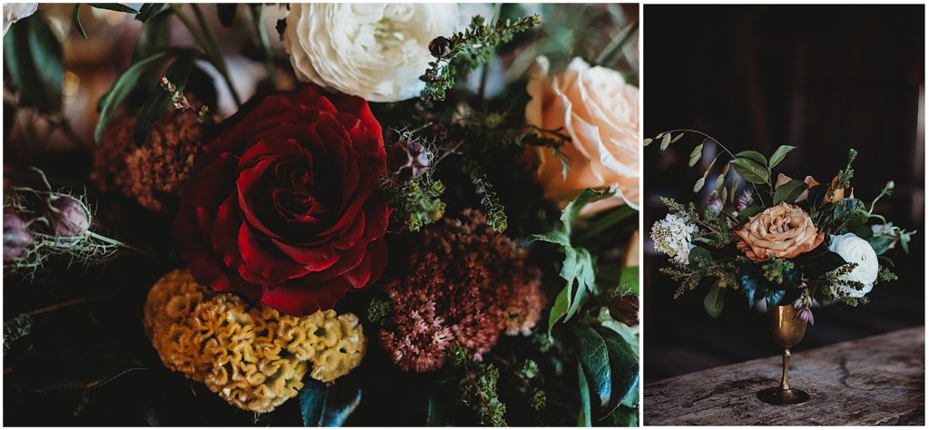 mayfield floral design, barn wedding bouquet