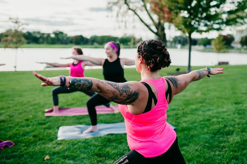 chicago branding photography for yoga instructor