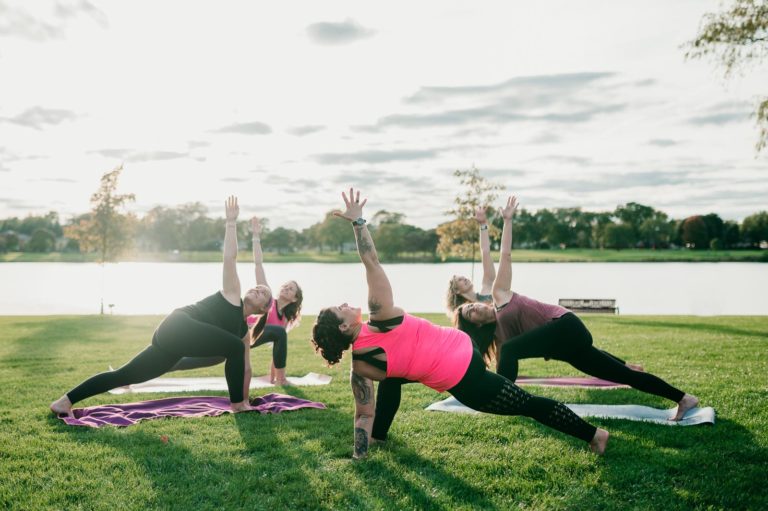 chicago branding photography for yoga instructor