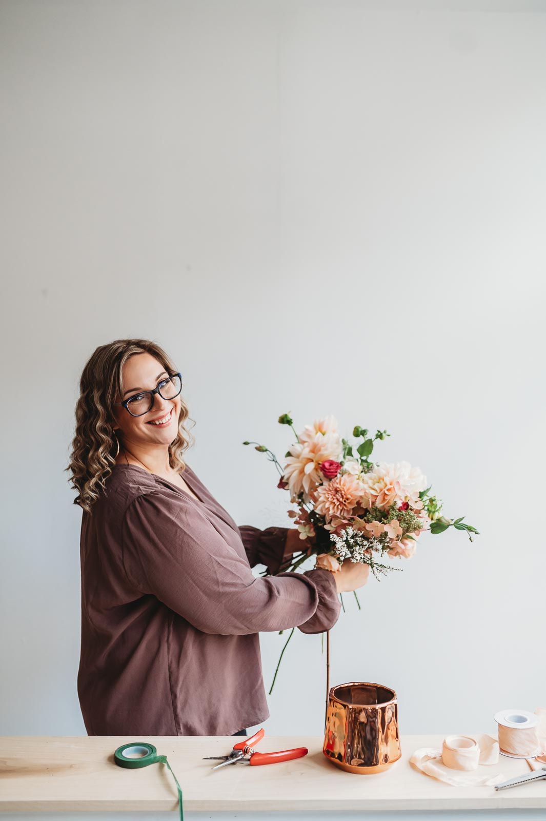 chicago florist branding photography