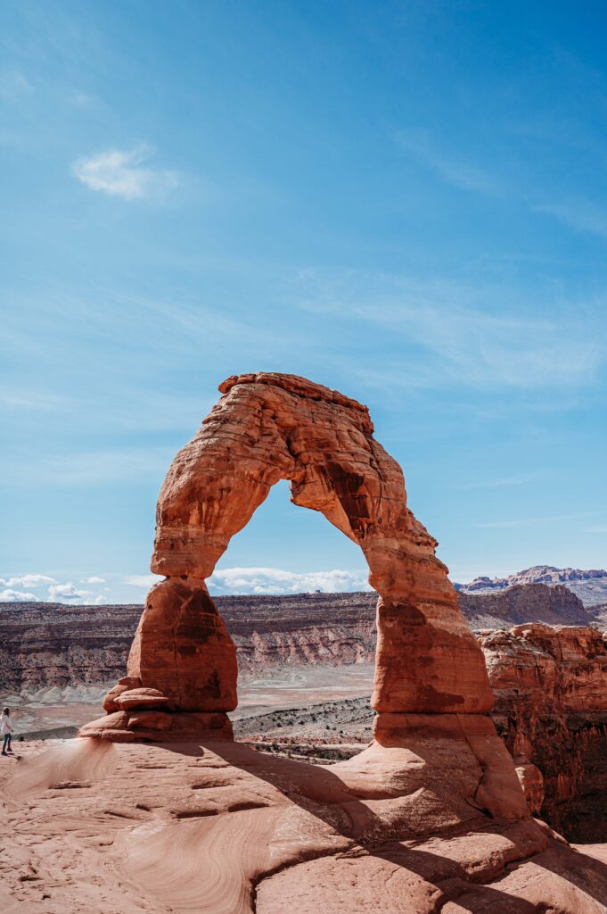 Photo in Arches National Park of the Delicate Arch